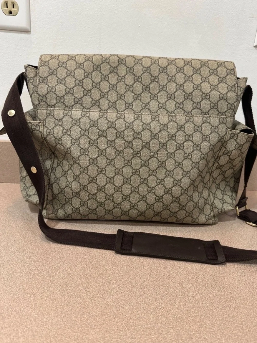 Gucci diaper bag